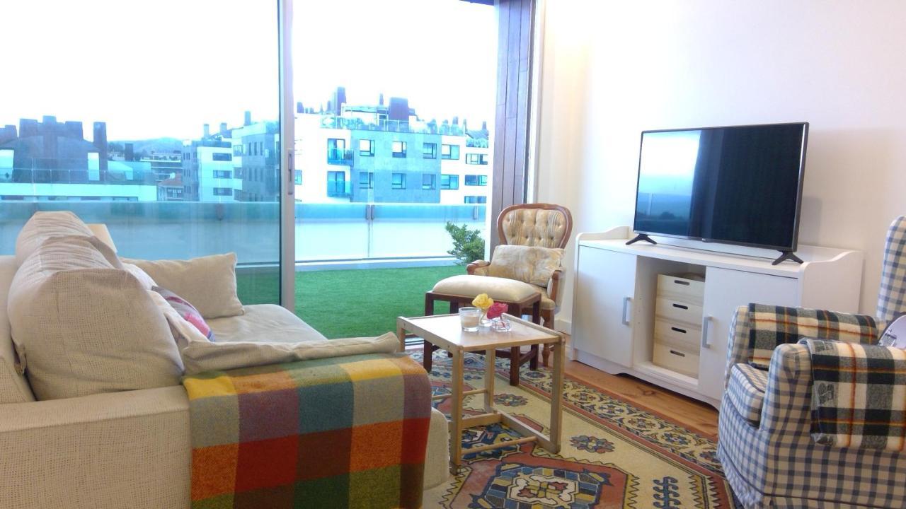 Preciosa Habitacion Doble En Atico Con Terraza II Appartement Santiago de Compostella Buitenkant foto