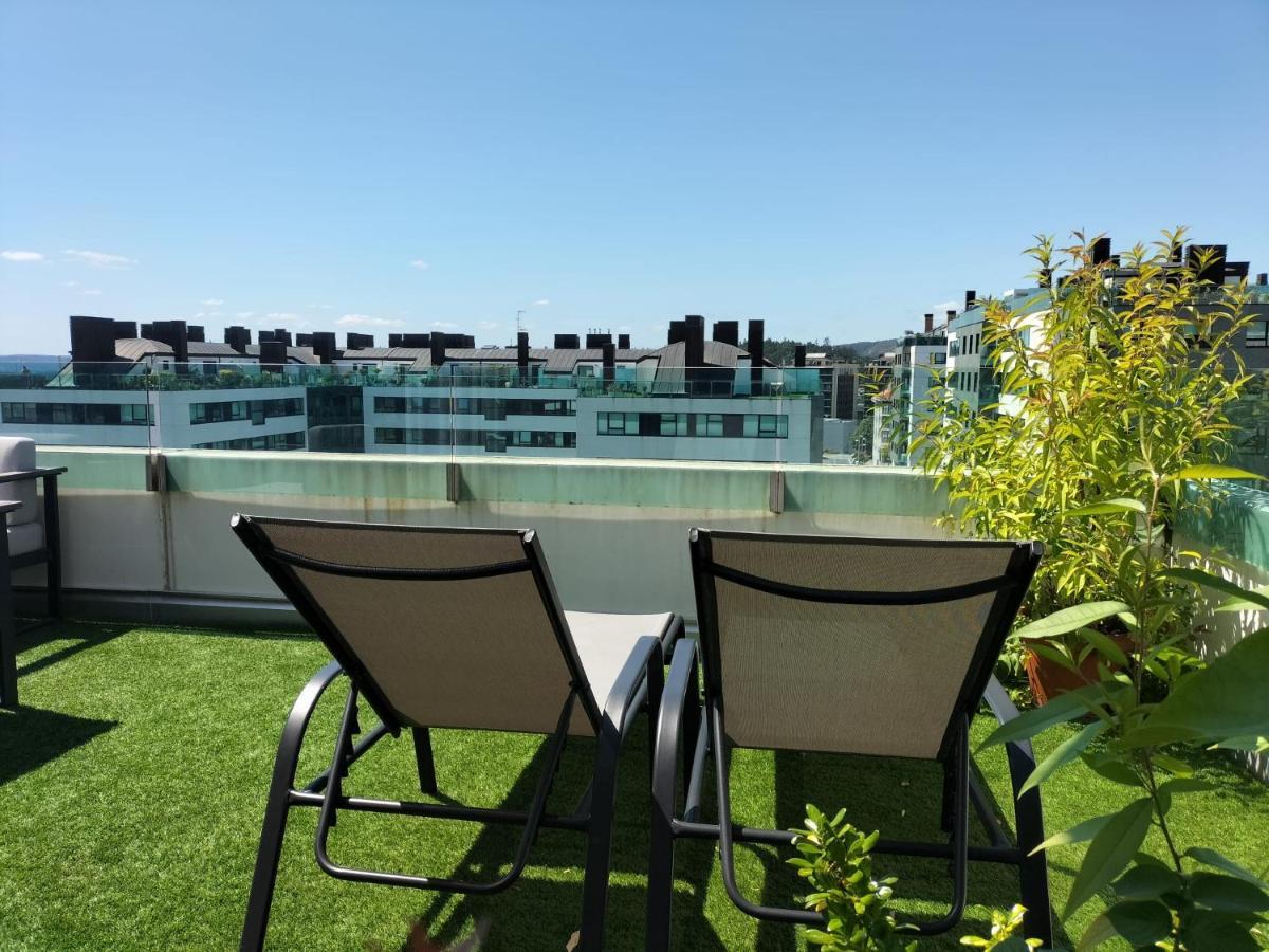 Preciosa Habitacion Doble En Atico Con Terraza II Appartement Santiago de Compostella Buitenkant foto
