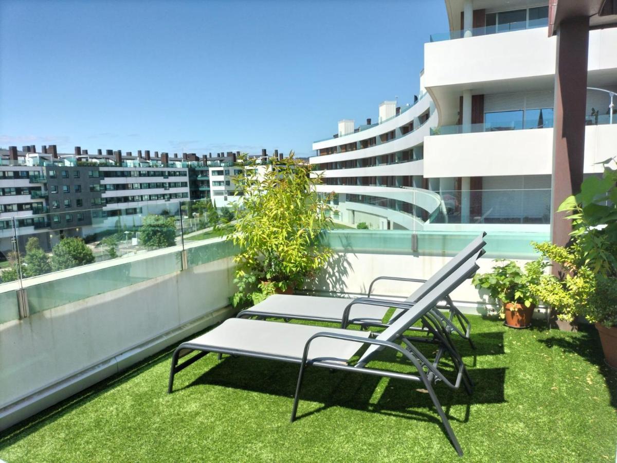 Preciosa Habitacion Doble En Atico Con Terraza II Appartement Santiago de Compostella Buitenkant foto